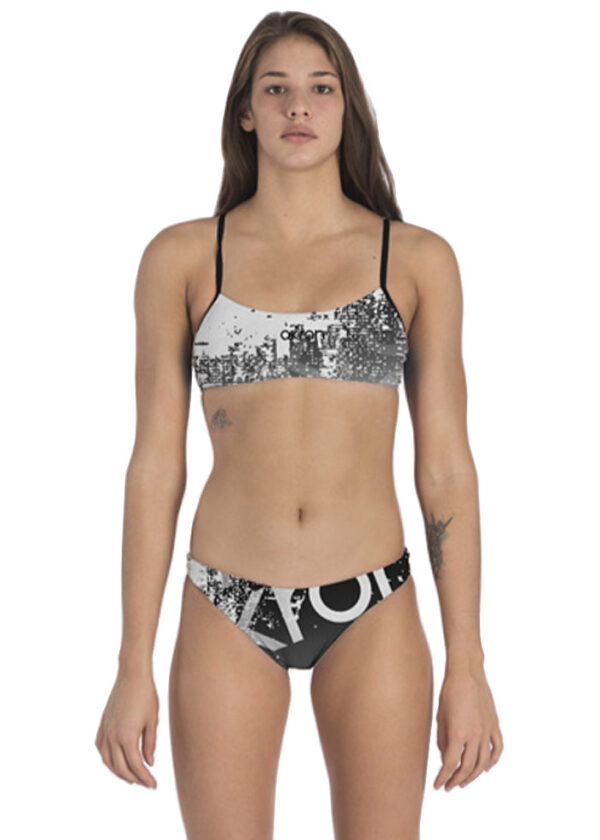 Akron Dub Bikini - White / Black-0
