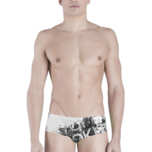 Akron Men's Dub Trunk - White / Black-0