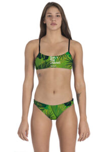 Akron Women's Save The Forest Bikini - Green