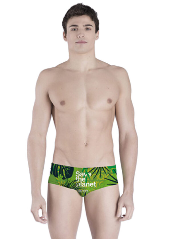 Akron Save The Forest 14cm Trainer Swim Trunk - Green-0