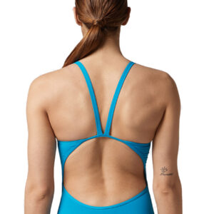 Akron Virginia Solid Swimsuit – Light Blue