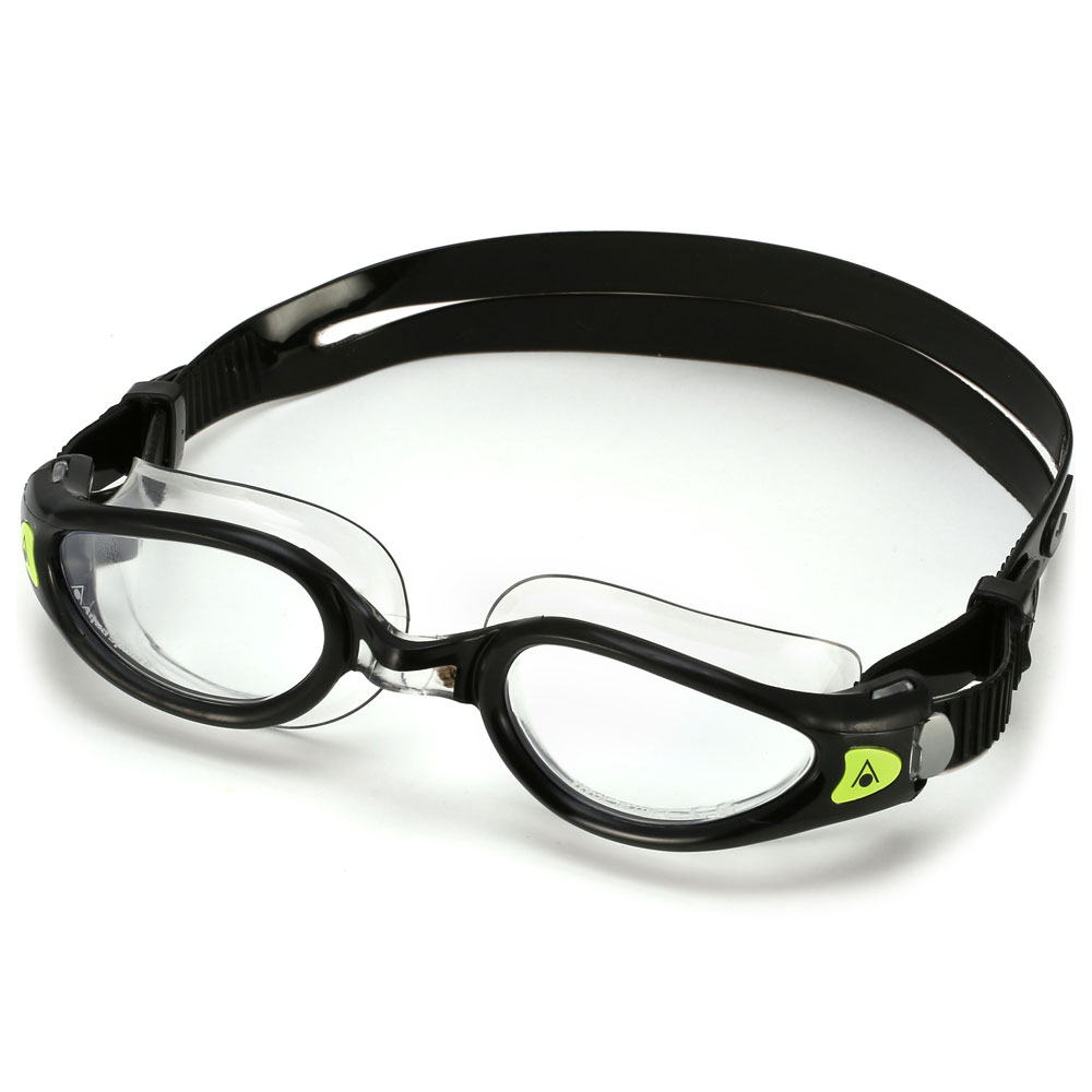 Aquasphere Kaiman Exo Clear Lens Goggles - Black / Clear-0