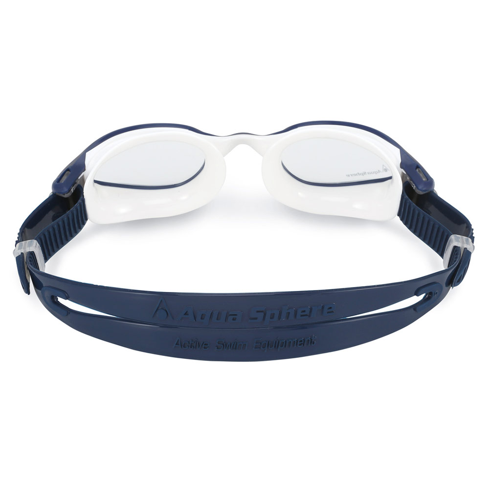 Aquasphere Kaiman Exo Clear Lens Goggles - Blue / White-brand