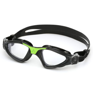 Aquasphere Kayenne Clear Lens Goggles - Black / Green-0