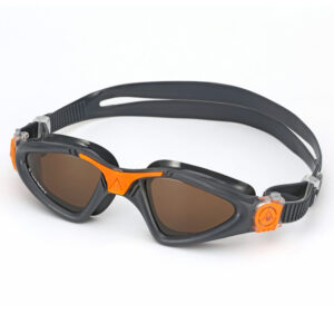 Aquasphere Kayenne Polarised Lens Goggles - Grey / Orange-0