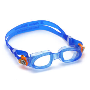 Aquasphere Moby Kid Clear Lens Goggles - Blue / Orange-0