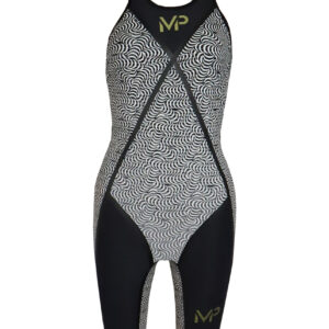 Phelps Matrix Open Back Kneesuit - Black/Multi-0