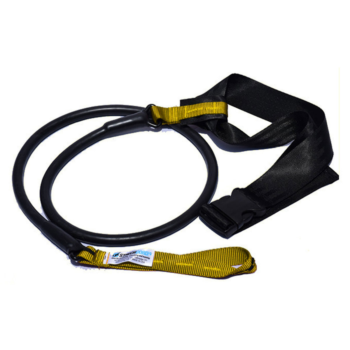 StrechCordz Safety Cord Short Belt - Yellow resistance-0