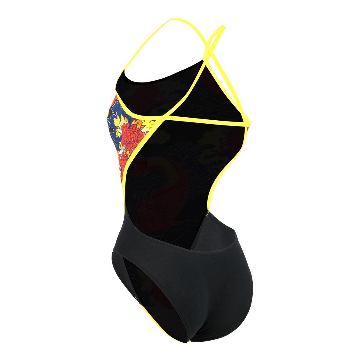 Phelps Womens Koi Openback Swimsuit-brand