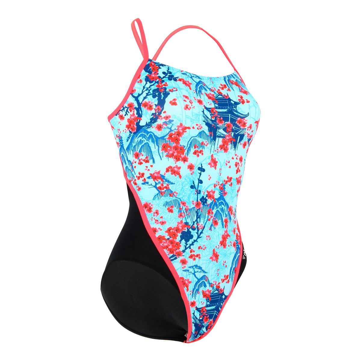 Phelps Womens Sakura Racerback Swimsuit - Multi-549455