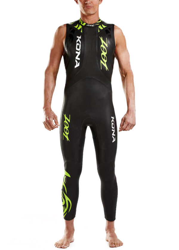 Zoot Suit Men's Kona Sleeveless Tri Wetsuit - Yellow / Black-0