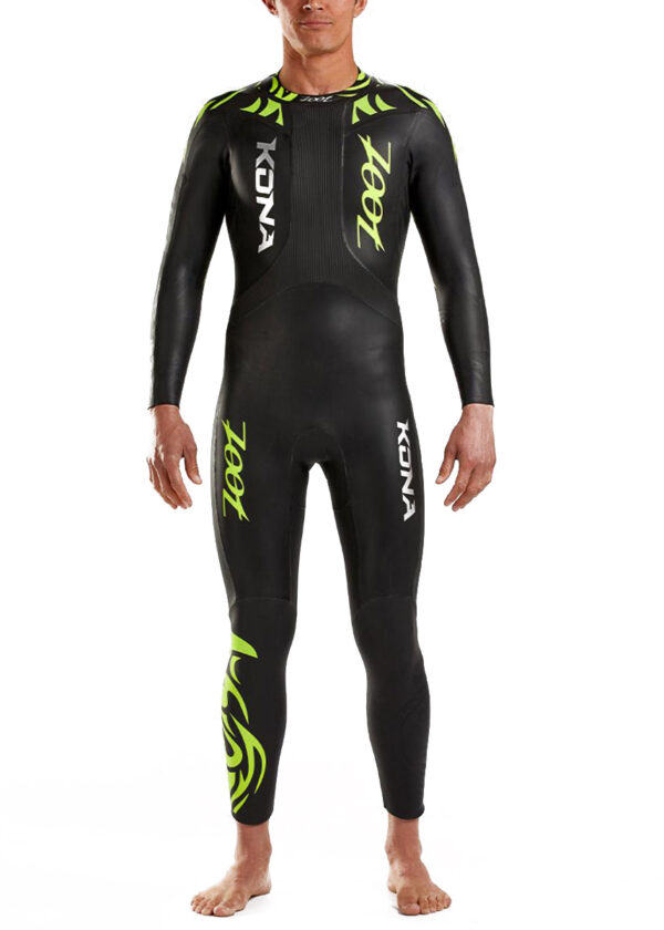 Zoot Suit Men's Kona Tri Wetsuit - Yellow / Black-0