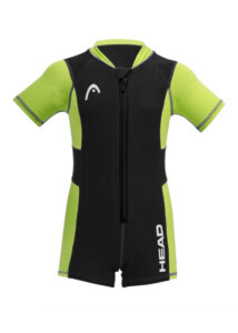 HEAD Junior Light Shorty Wetsuit - Black/ Lemon