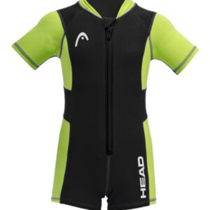HEAD Junior Light Shorty Wetsuit - Black/ Lemon-0