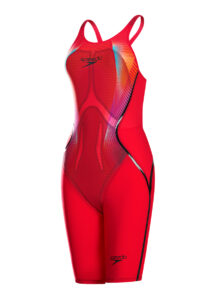 Speedo LZR Racer X Openback Kneeskin - Red / Black