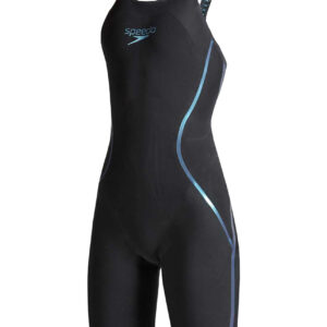 Speedo LZR Racer X Closedback Kneeskin - Black / Blue-0