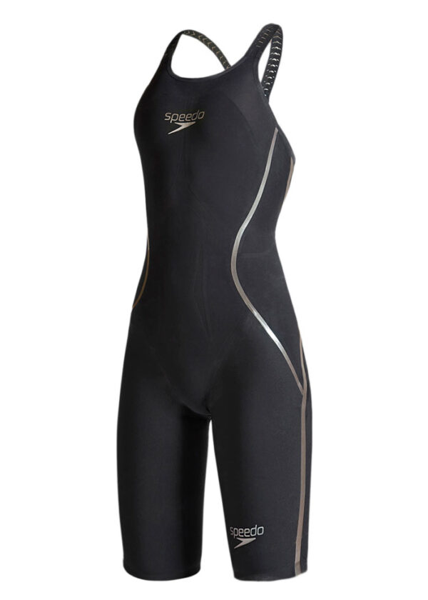 Speedo LZR Racer X Openback Kneeskin - Black / Gold-0