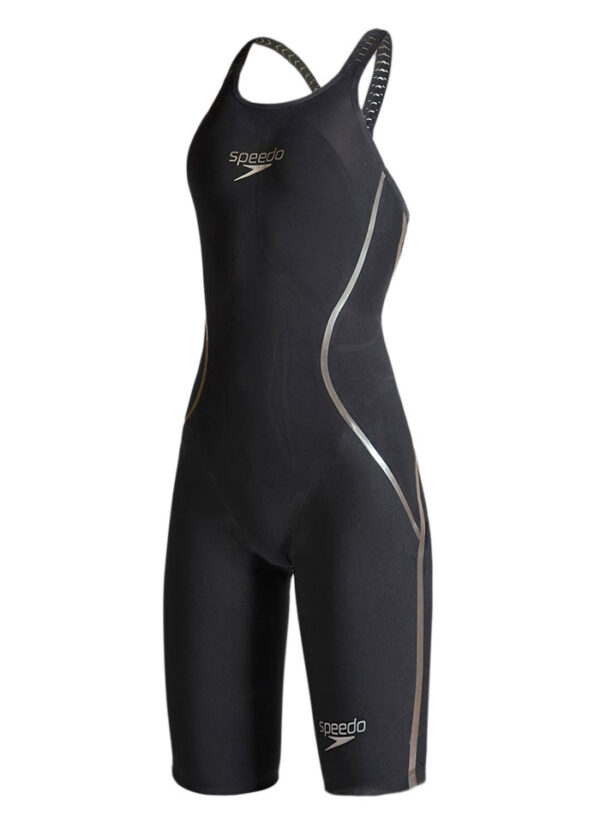 Speedo LZR Racer X Closedback Kneeskin - Black / Gold / White-0
