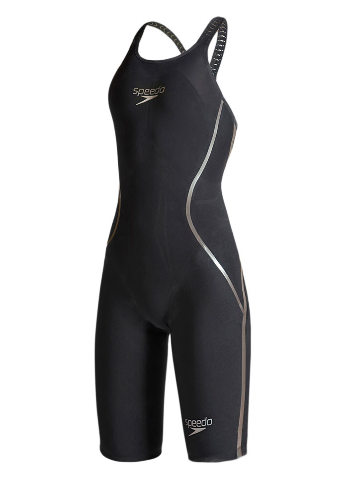 Speedo LZR Racer X Closedback Kneeskin - Black / Gold / White-0