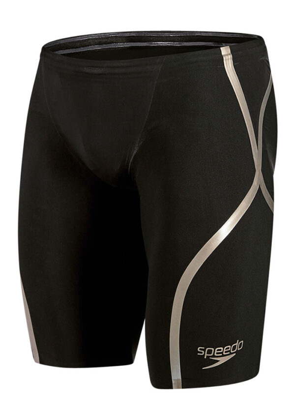Speedo LZR Racer X High Waisted Jammer - Black / Gold-0