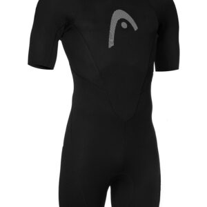 HEAD Men's MultiSport Shorty Wetsuit - Black/ Lime-0