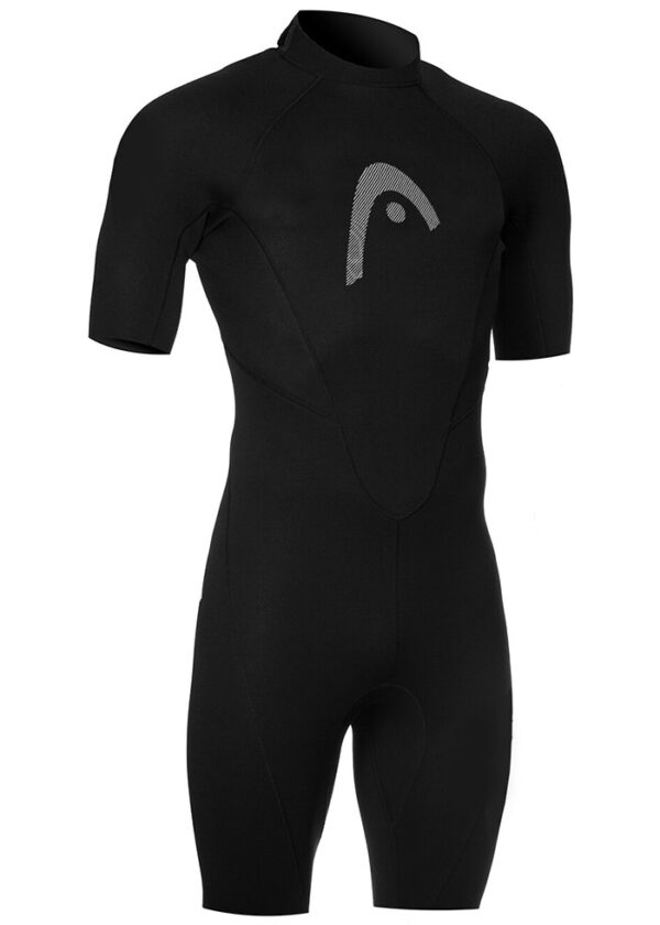 HEAD Men's MultiSport Shorty Wetsuit - Black/ Lime-0