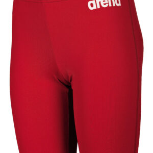 Arena Boy's Solid Jammer - Red / White-0