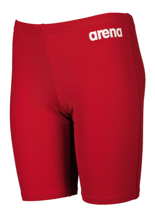 Arena Boy's Solid Jammer - Red / White-0