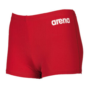 Arena Boy's Solid Aquashort - Red / White-0