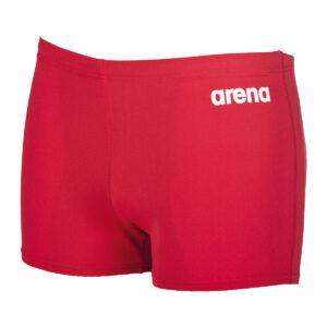 Arena Men's Solid Aquashort - Red / White-0