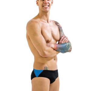 FINIS Splice Brief - Black/ Blue-0