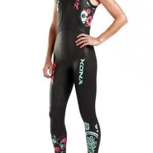 Zoot Suit Women's Kona Sleeveless Tri Wetsuit - Pink / Mint-0