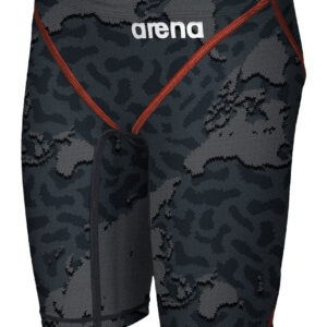 Arena Boy's Limited Edition Powerskin ST 2.0 Junior Jammer - Grey Map