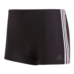 Adidas Mens 3-Stripes Swim Boxer - Black / White-0