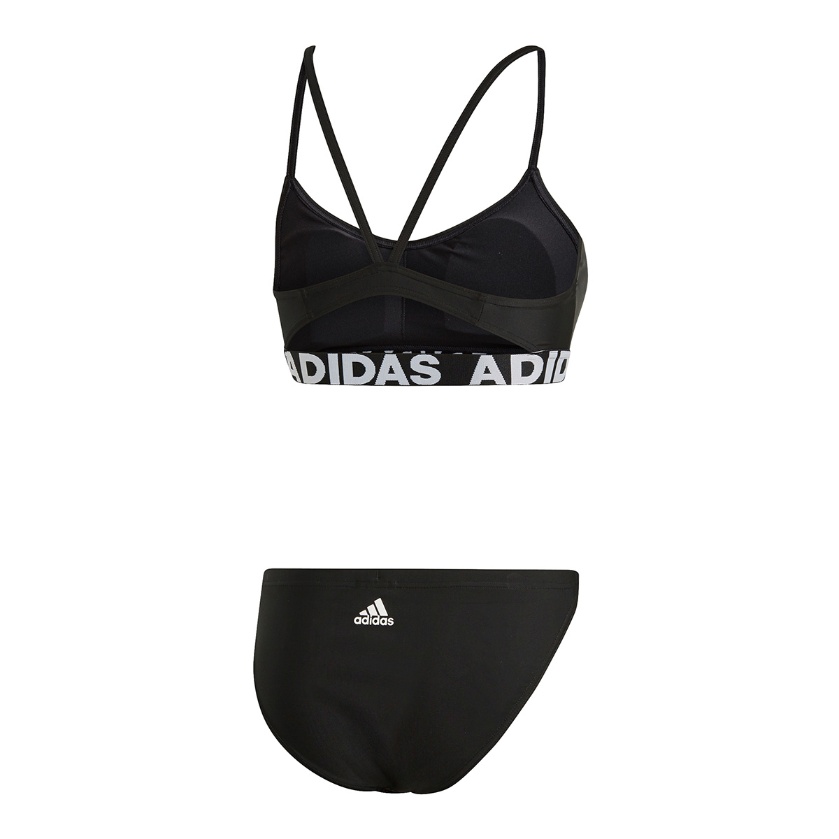 Adidas Womens Branded Swim Bikini - Black-542852