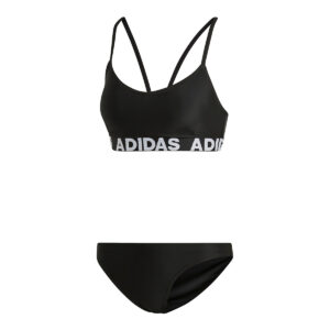 Adidas Girls Branded Swim Bikini - Black-0