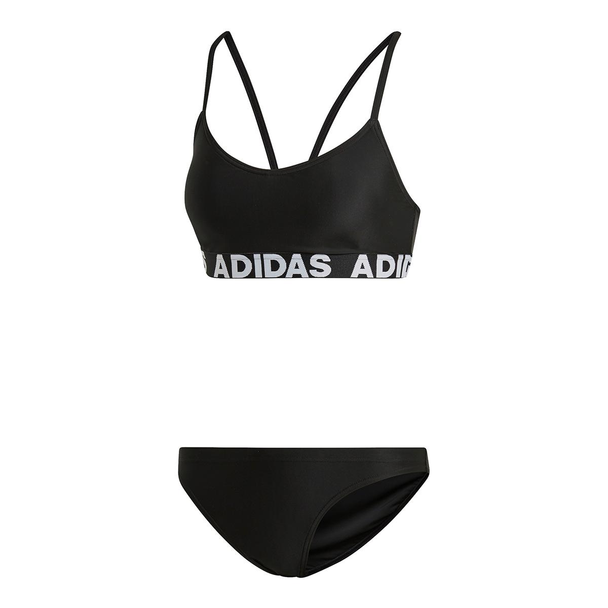 Adidas Womens Branded Swim Bikini - Black-542851