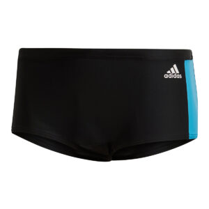 Adidas Mens Three Second Aquashort - Black / Blue-0