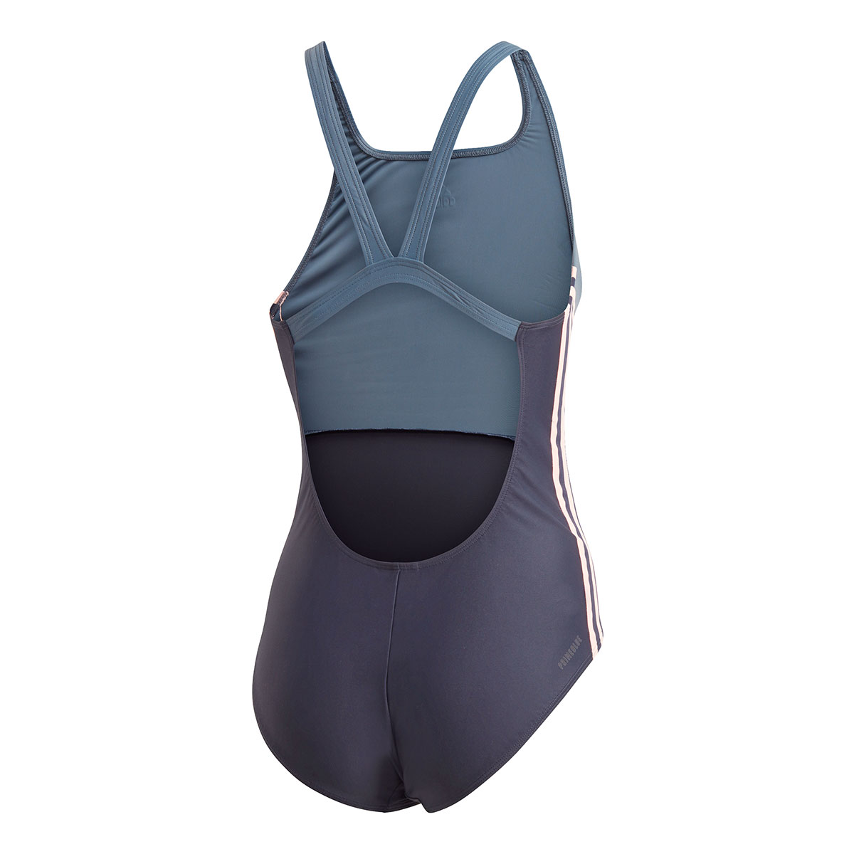 Adidas Womens SH3.RO Colour Block 3-Stripes Swimsuit - Blue-brand