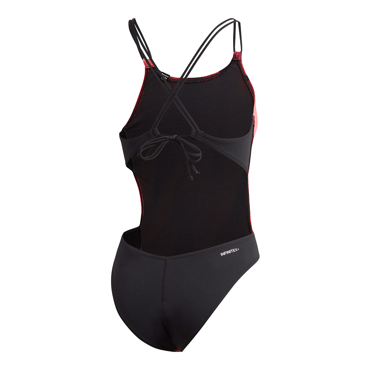 Adidas Womens Pro Tokyo Tie Back Swimsuit - Pink / Black-542817