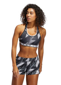 Adidas "Dont Rest" Alphaskin Print Bra