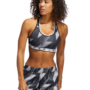 Adidas "Dont Rest" Alphaskin Print Bra-0