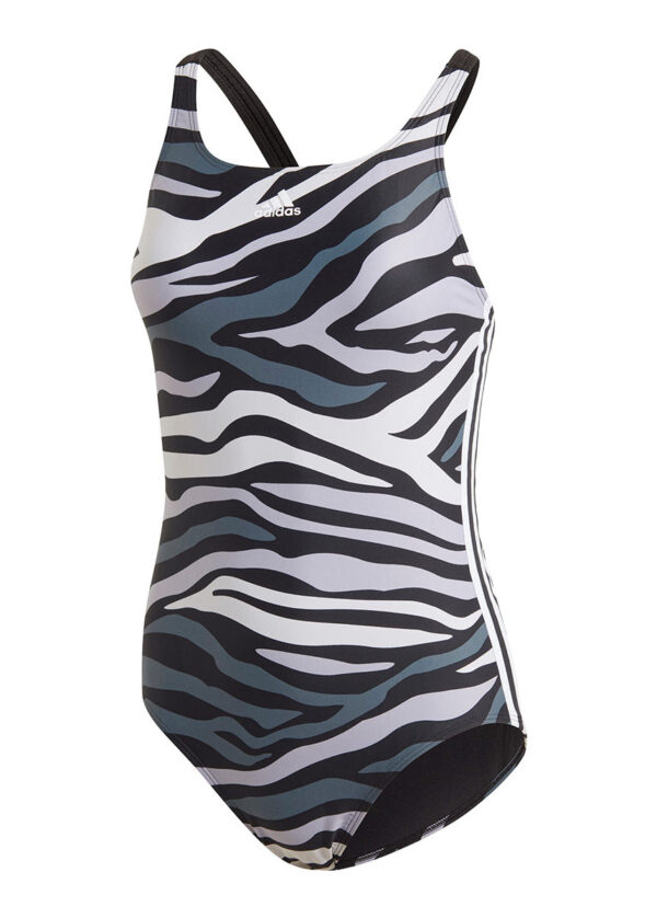 Adidas SH3.RO Wild 3-Stripes Swimsuit - Black