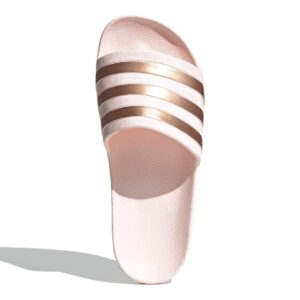 Adidas Adilette Aqua Slides - Rose Gold-0