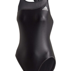 Adidas Women's GLAM ON Shiny Swimsuit - Black-0