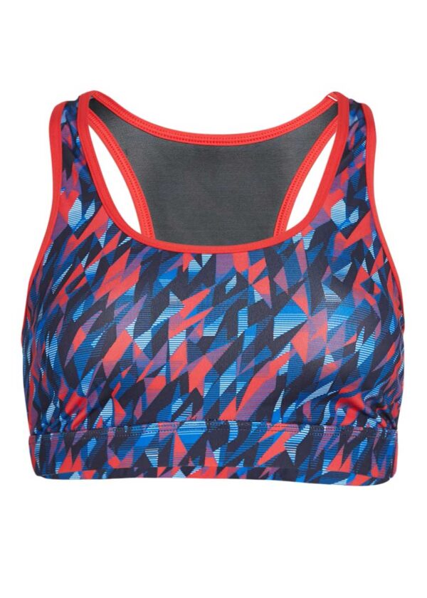 TYR Girl's Active Polar Harley Top - Navy/Red-0