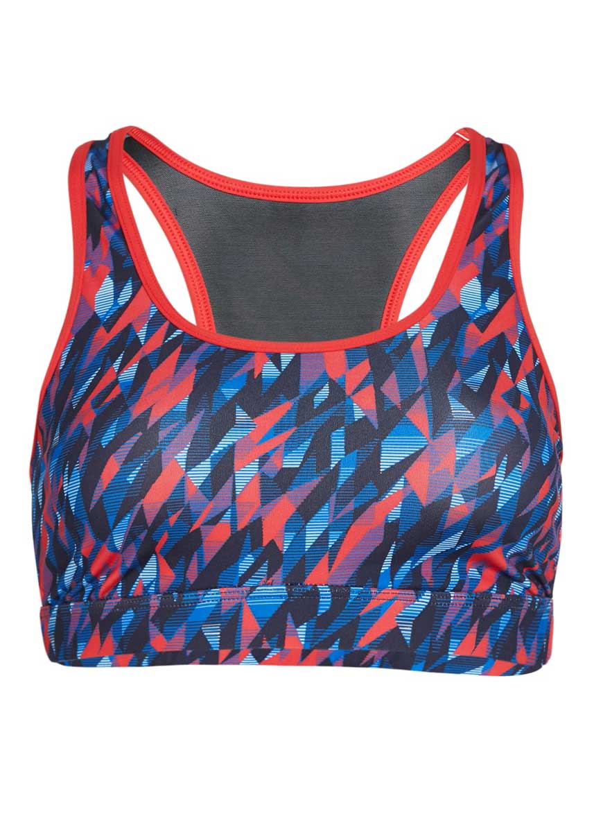 TYR Girl's Active Polar Harley Top - Navy/Red-0
