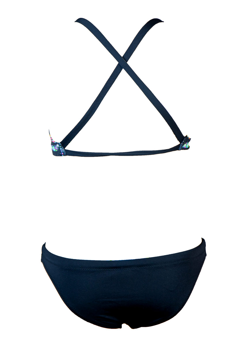 Aquarapid Girl's Dragonfly Bikini - Black/Multi-brand