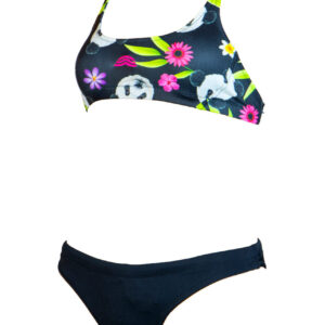 Aquarapid Girl's Panda Bikini - Black/Multi-0