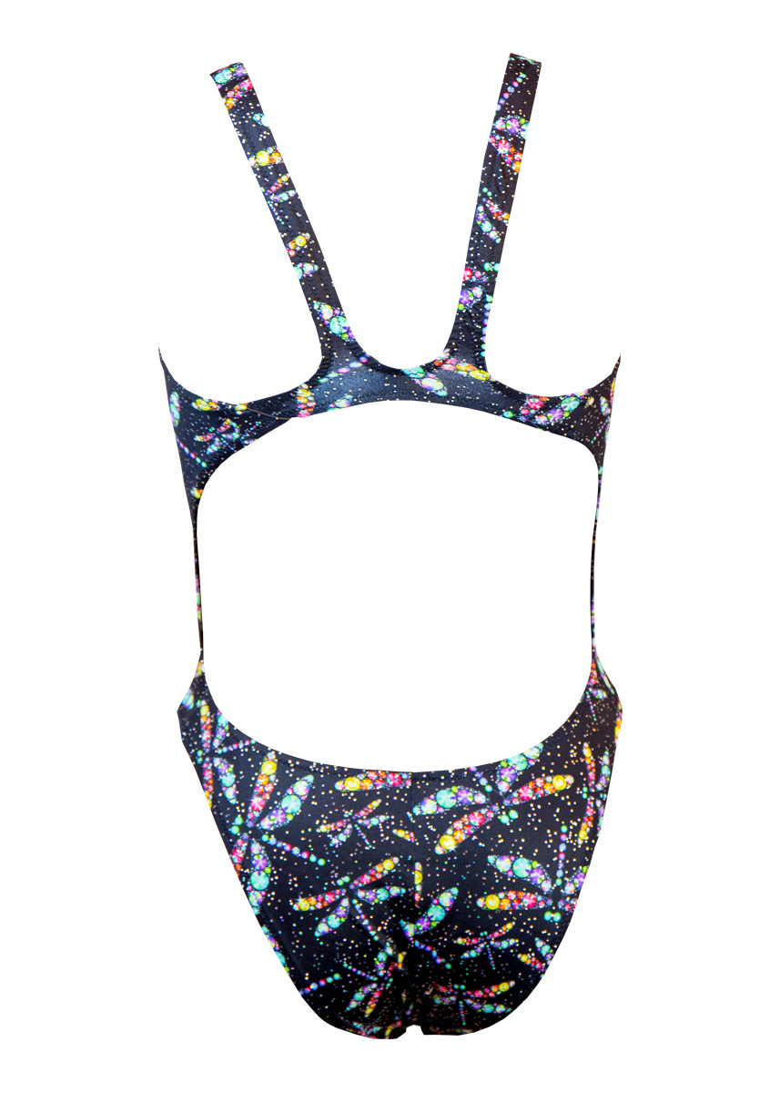 Aquarapid Women's Dragonfly Swimsuit - Black/Multi-brand